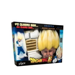 Tenue De Vegeta Super Guerrier Enfant, Coffret -Boutique De Carnaval D'Halloween Tenue de vegeta super guerrier enfant coffret 50534