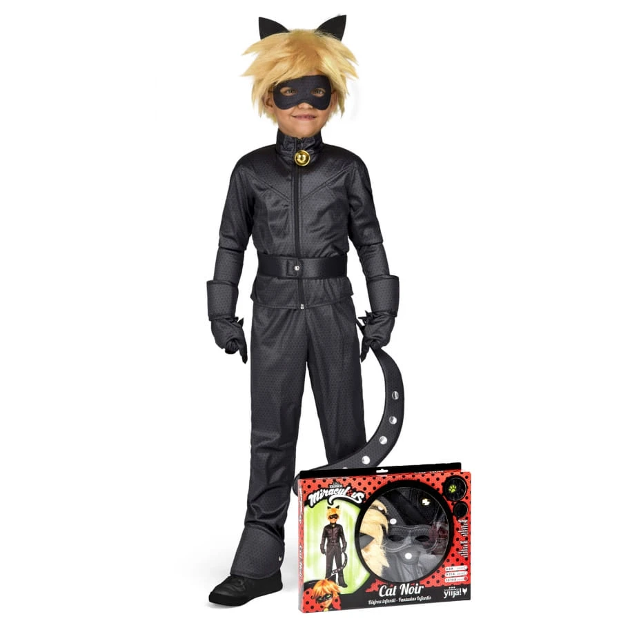 Tenue En Coffret Chat Noir Pour Enfant, Miraculous 3 Tenue En Coffret Chat Noir Pour Enfant, Miraculous
