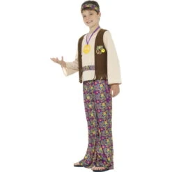 Tenue Hippie Fleurie Pour Enfant 7 Tenue Hippie Fleurie Pour Enfant -Boutique De Carnaval D'Halloween Tenue hippie fleurie pour enfant 2