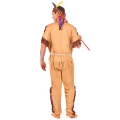 Tenue Marron D'indien Pour Homme Adulte 9 Tenue Marron D'indien Pour Homme Adulte -Boutique De Carnaval D'Halloween Tenue marron d indien pour homme adulte 14495