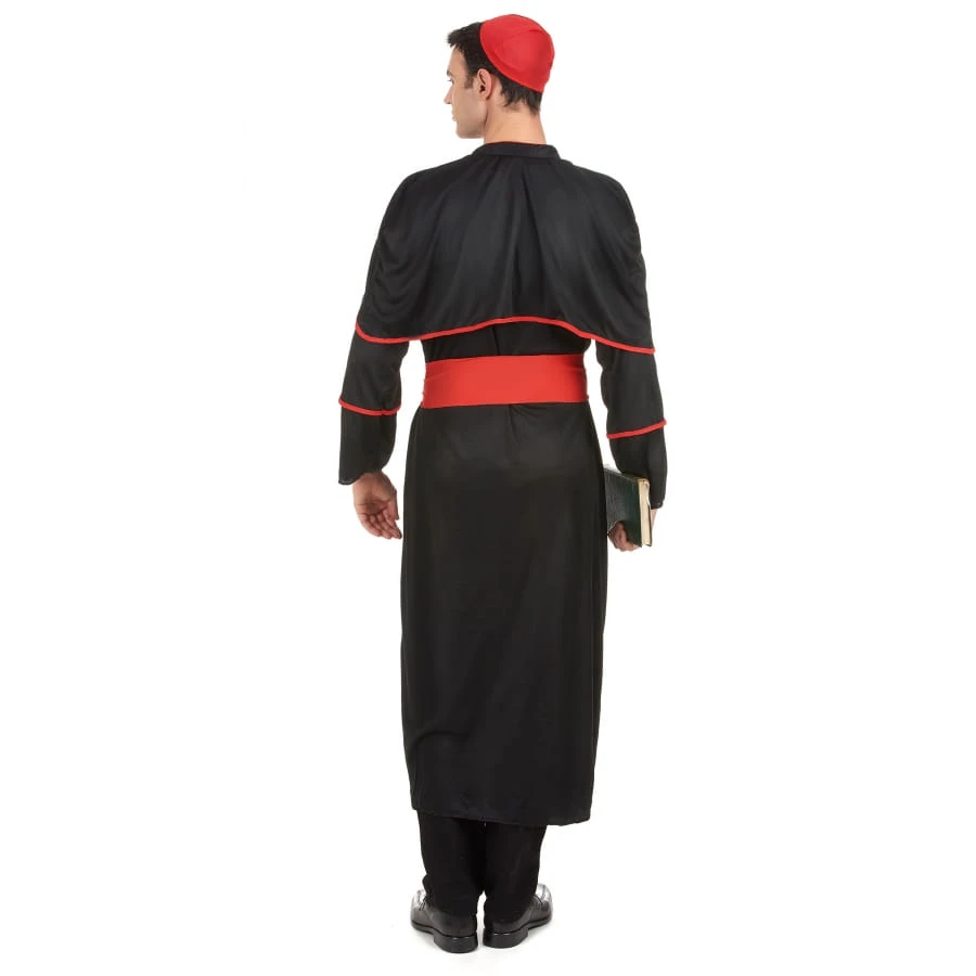 Tenue Noire De Religieux, Liseret Rouge 5 Tenue Noire De Religieux, Liseret Rouge – Image 3