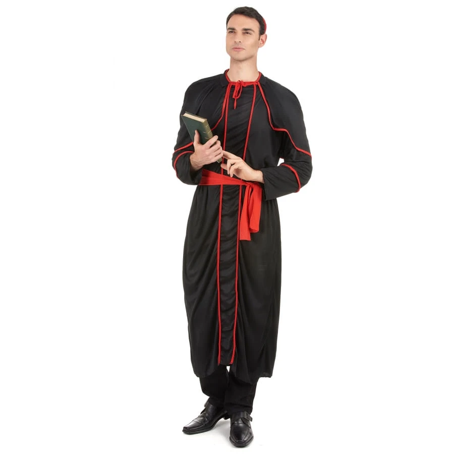Tenue Noire De Religieux, Liseret Rouge 3 Tenue Noire De Religieux, Liseret Rouge