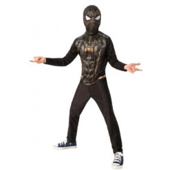 Tenue Noire De Spiderman Pour Enfant, No Way Home