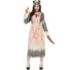 Tenue Rétro D'infirmière Zombie Pour Femme -Boutique De Carnaval D'Halloween Tenue retro d infirmiere zombie pour femme