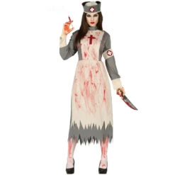 Tenue Rétro D'infirmière Zombie Pour Femme