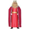 Tenue Rouge De Roi Mage Pour Adulte 2 Tenue Rouge De Roi Mage Pour Adulte -Boutique De Carnaval D'Halloween Tenue rouge de roi mage pour adulte
