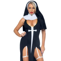 Tenue Sexy De Religieuse Pour Femme 8 Tenue Sexy De Religieuse Pour Femme -Boutique De Carnaval D'Halloween Tenue sexy de religieuse pour femme 69828