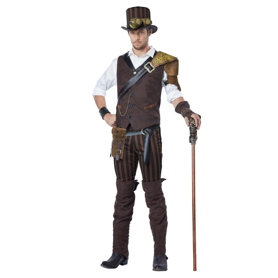 Tenue Steampunk D'aventurier Pour Homme 3 Tenue Steampunk D'aventurier Pour Homme