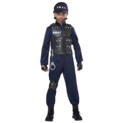 Tenue SWAT Pour Enfant 9 Tenue SWAT Pour Enfant -Boutique De Carnaval D'Halloween Tenue swat pour enfant 62094