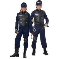 Tenue SWAT Pour Enfant 10 Tenue SWAT Pour Enfant -Boutique De Carnaval D'Halloween Tenue swat pour enfant 62095