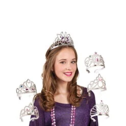 Tiare Argentée Pour Enfant 6 Tiare Argentée Pour Enfant -Boutique De Carnaval D'Halloween Tiare argentee pour enfant 124
