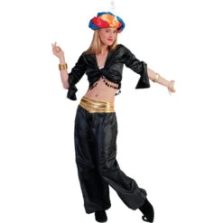Top Noir Oriental De Danseuse