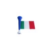 Trompette Pour Supporter Italien, Avec Drapeau 2 Trompette Pour Supporter Italien, Avec Drapeau -Boutique De Carnaval D'Halloween Trompette pour supporter italien avec drapeau