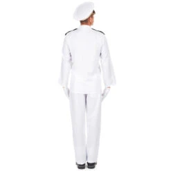 Uniforme Blanc D'officier De La Marine Pour Homme 7 Uniforme Blanc D'officier De La Marine Pour Homme -Boutique De Carnaval D'Halloween Uniforme blanc d officier de la marine pour homme 35576