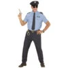 Uniforme Bleu De Policier Grande Taille -Boutique De Carnaval D'Halloween Uniforme bleu de policier grande taille