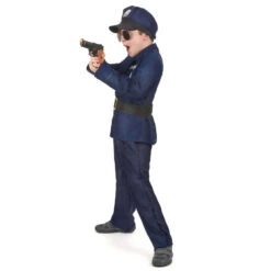 Uniforme De Policier Pour Enfant, Modèle Luxe -Boutique De Carnaval D'Halloween Uniforme de policier pour enfant modele luxe 2