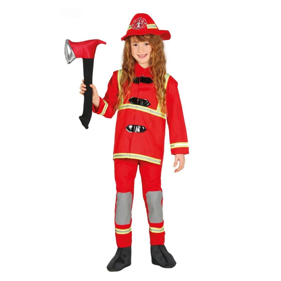 Uniforme De Pompier Rouge Pour Enfant 3 Uniforme De Pompier Rouge Pour Enfant
