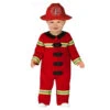 Uniforme Rouge De Pompier Pour Bébé