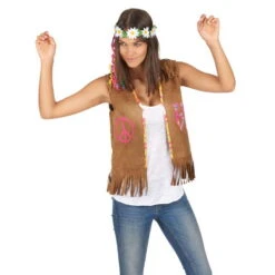 Veste De Hippie Marron Pour Femme