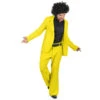 Veste Et Pantalon Disco Jaune Pour Homme
