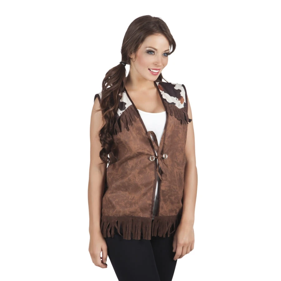 Veste Marron Style Western Pour Femme 3 Veste Marron Style Western Pour Femme