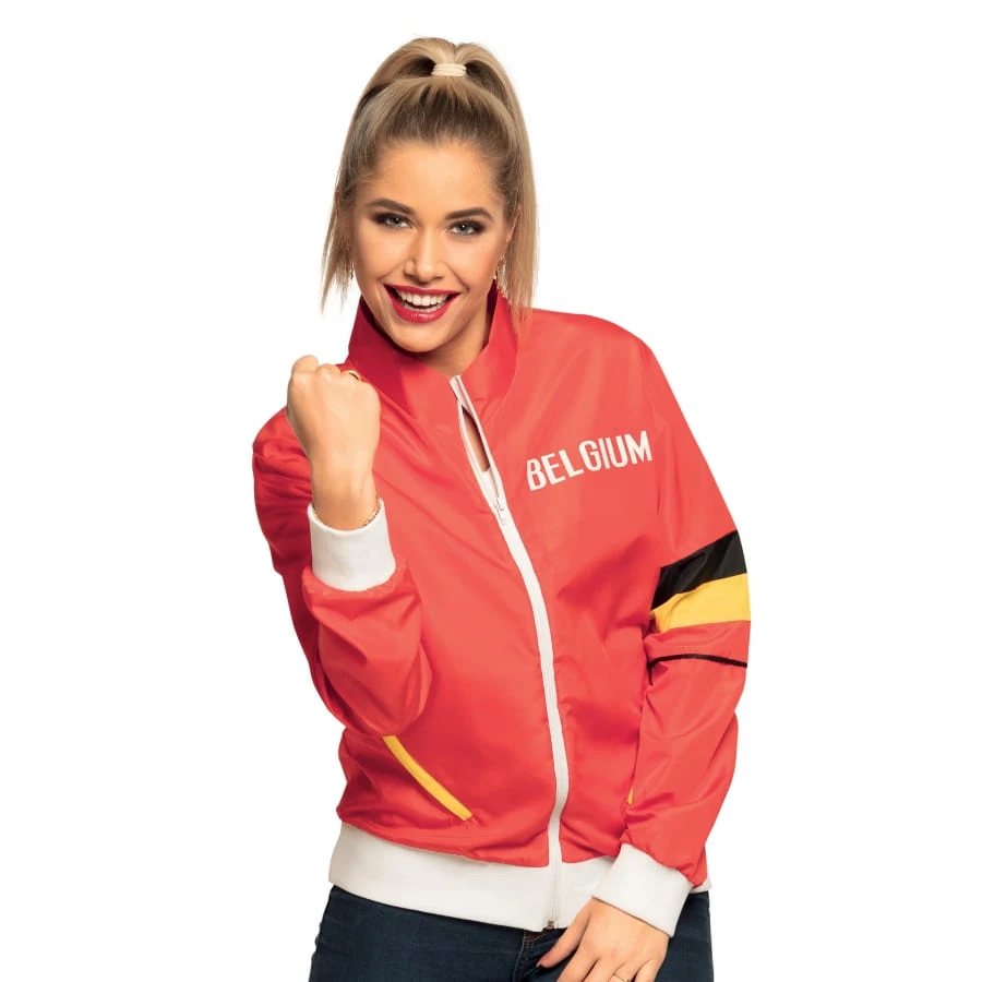 Veste Pour Supportrice De L'équipe De Belgique 3 Veste Pour Supportrice De L'équipe De Belgique